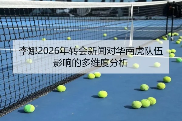 李娜2026年转会新闻对华南虎队伍影响的多维度分析